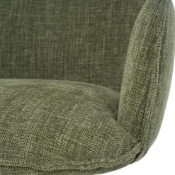 Eetkamerstoelen< Draaibare Eetkamerstoel Jerrel Groen