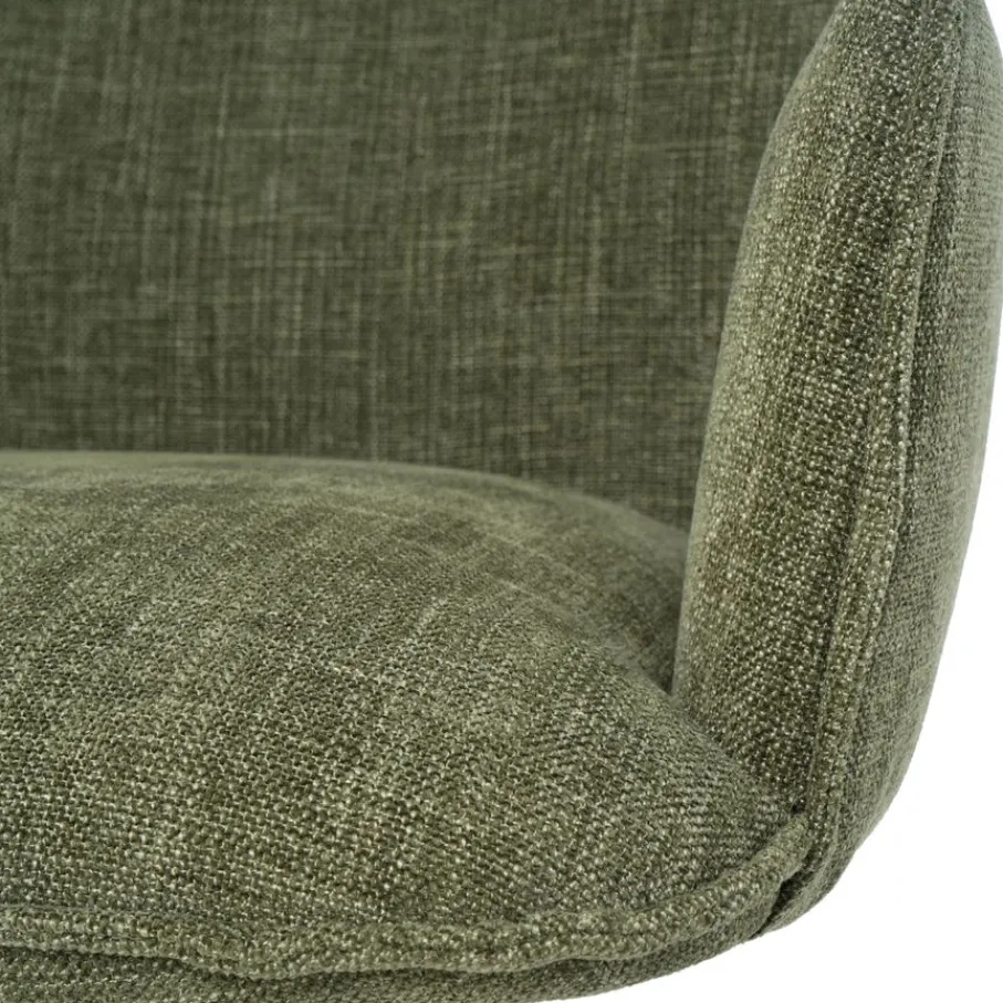 Eetkamerstoelen< Draaibare Eetkamerstoel Jerrel Groen