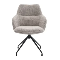 Eetkamerstoelen< Draaibare Eetkamerstoel Lowen Beige