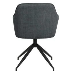 Eetkamerstoelen< Draaibare Eetkamerstoel Marit Donkergrijs
