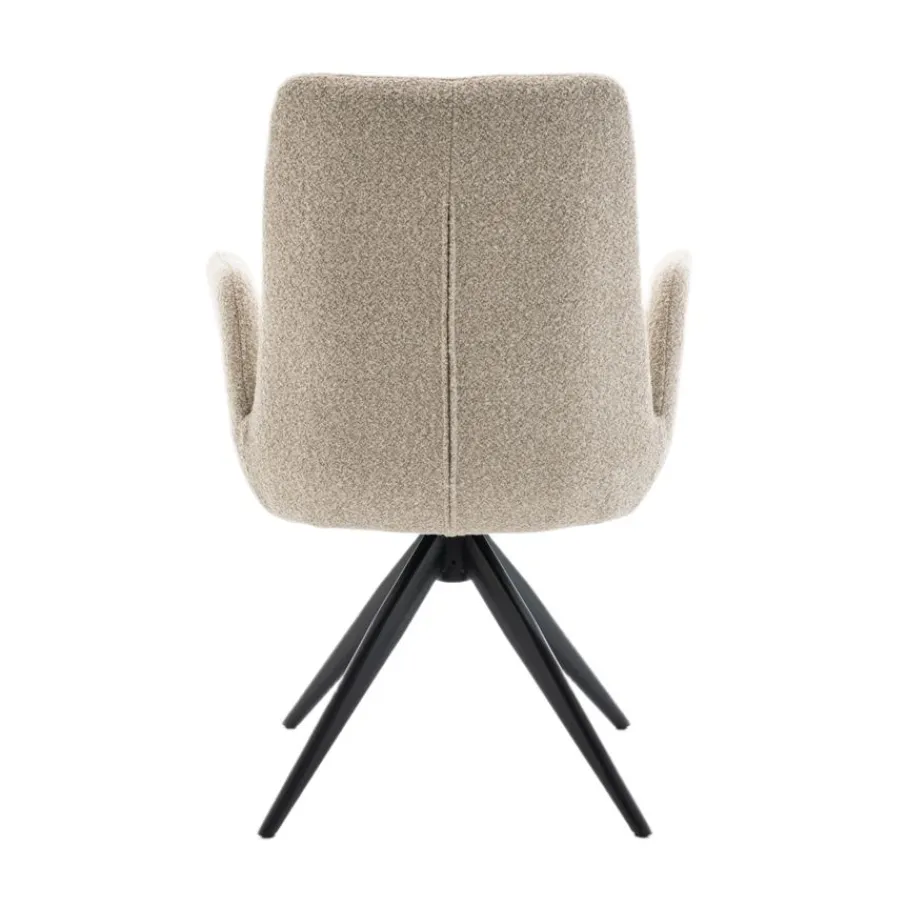 Eetkamerstoelen< Draaibare Eetkamerstoel Molly Beige