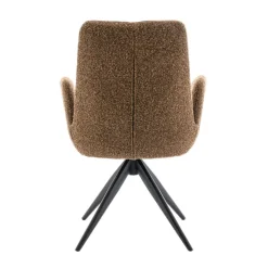 Eetkamerstoelen< Draaibare Eetkamerstoel Molly Bruin