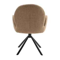 Eetkamerstoelen< Draaibare Eetkamerstoel Moon Caramel