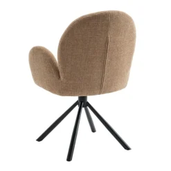 Eetkamerstoelen< Draaibare Eetkamerstoel Moon Caramel