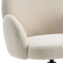 Eetkamerstoelen< Draaibare Eetkamerstoel Moon Crème