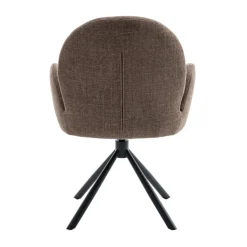 Eetkamerstoelen< Draaibare Eetkamerstoel Moon Mocca