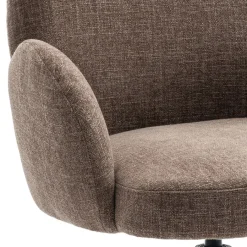 Eetkamerstoelen< Draaibare Eetkamerstoel Moon Mocca