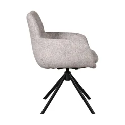 Eetkamerstoelen< Draaibare Eetkamerstoel Oland Grijs