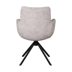 Eetkamerstoelen< Draaibare Eetkamerstoel Oland Grijs