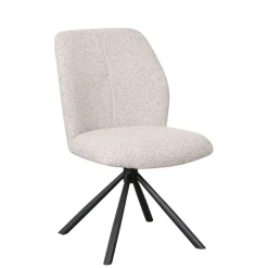 Eetkamerstoelen< Draaibare Eetkamerstoel Ravels Beige