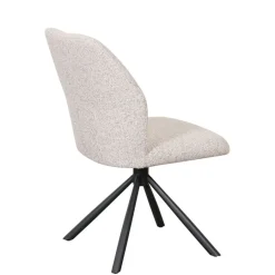 Eetkamerstoelen< Draaibare Eetkamerstoel Ravels Beige