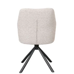 Eetkamerstoelen< Draaibare Eetkamerstoel Ravels Beige