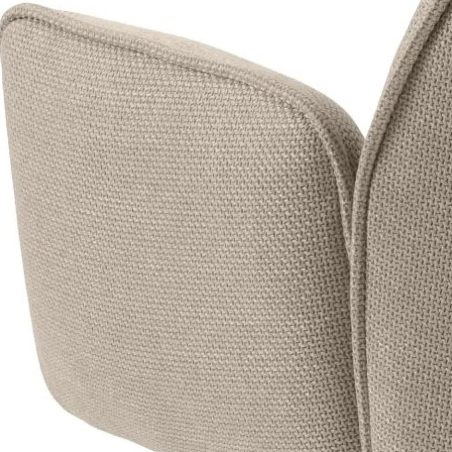 Eetkamerstoelen< Draaibare Eetkamerstoel Roar Beige