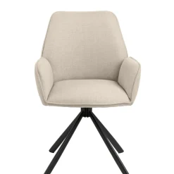 Eetkamerstoelen< Draaibare Eetkamerstoel Roar Beige