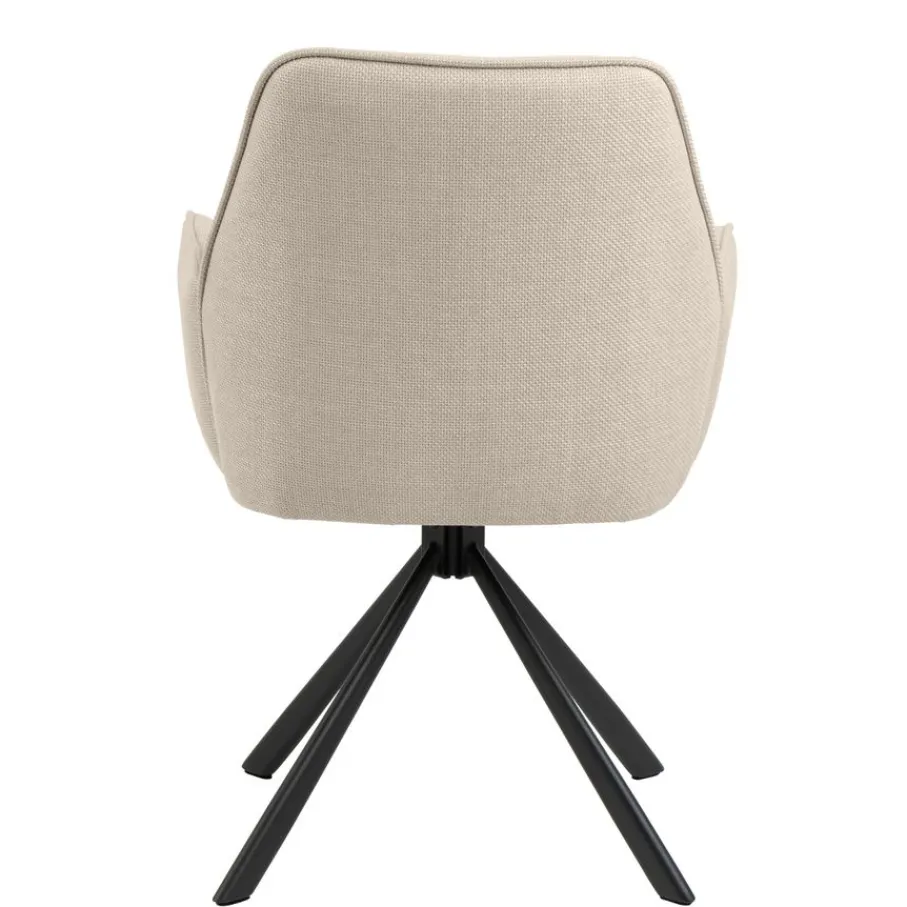 Eetkamerstoelen< Draaibare Eetkamerstoel Roar Beige