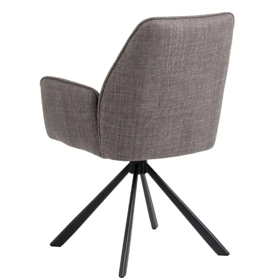 Eetkamerstoelen< Draaibare Eetkamerstoel Roar Taupe