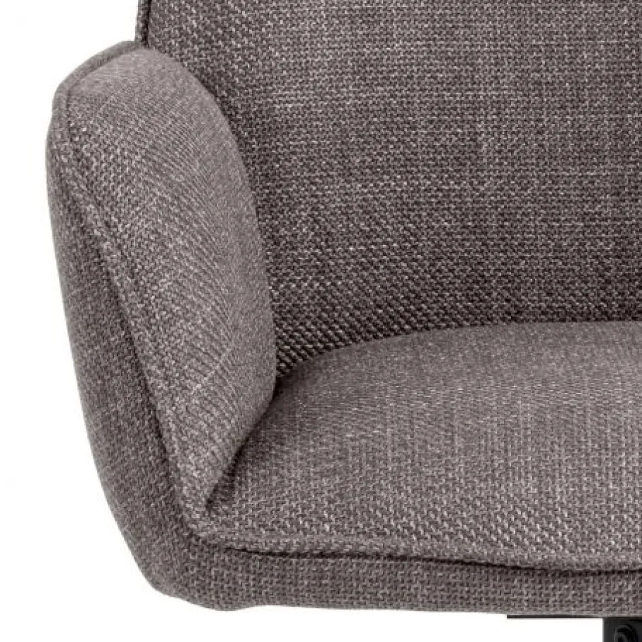 Eetkamerstoelen< Draaibare Eetkamerstoel Roar Taupe