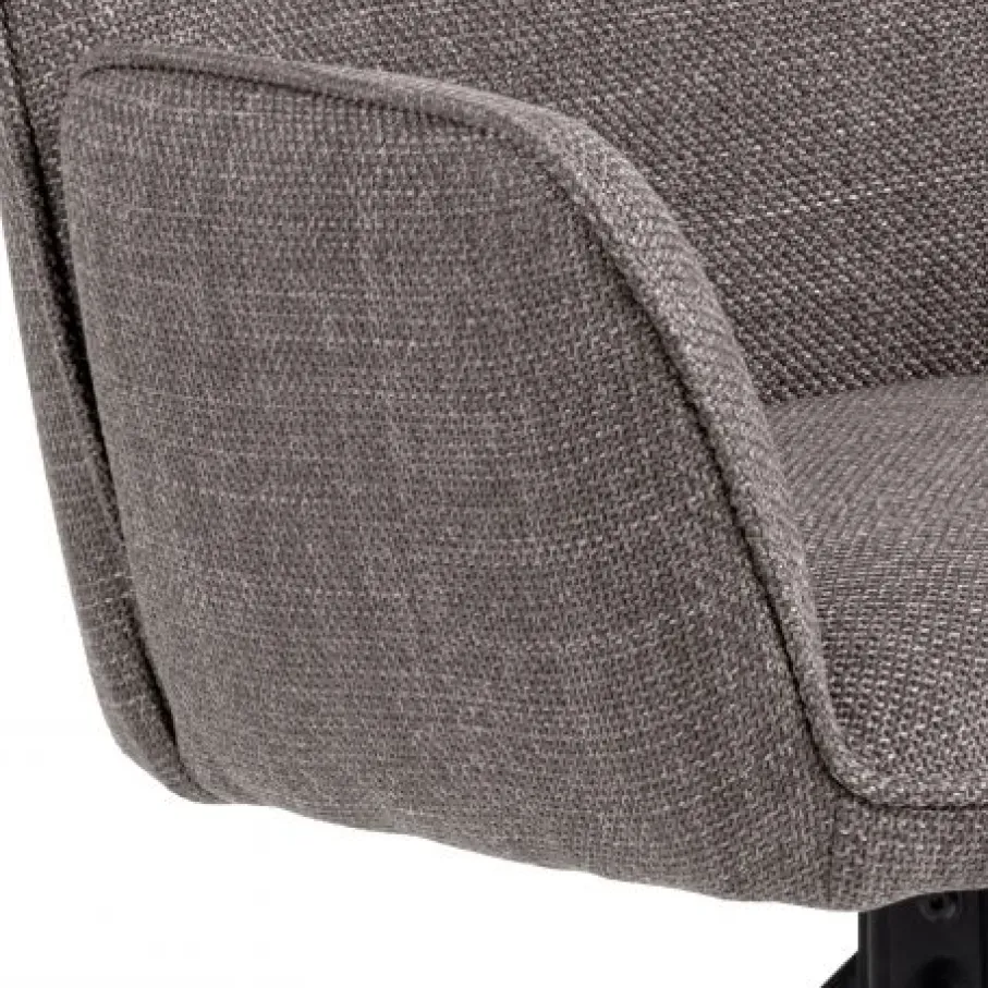 Eetkamerstoelen< Draaibare Eetkamerstoel Roar Taupe