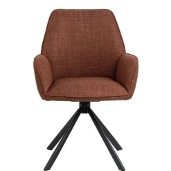 Eetkamerstoelen< Draaibare Eetkamerstoel Roar Terracotta