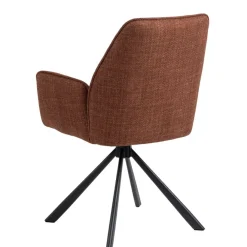 Eetkamerstoelen< Draaibare Eetkamerstoel Roar Terracotta