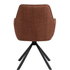 Eetkamerstoelen< Draaibare Eetkamerstoel Roar Terracotta