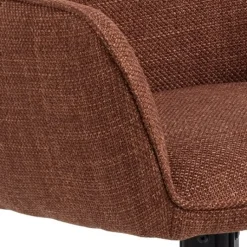 Eetkamerstoelen< Draaibare Eetkamerstoel Roar Terracotta