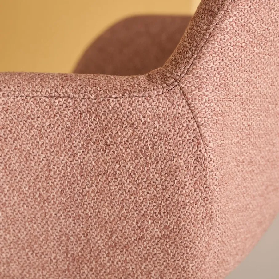 Eetkamerstoelen< Draaibare Eetkamerstoel Selnass Roze