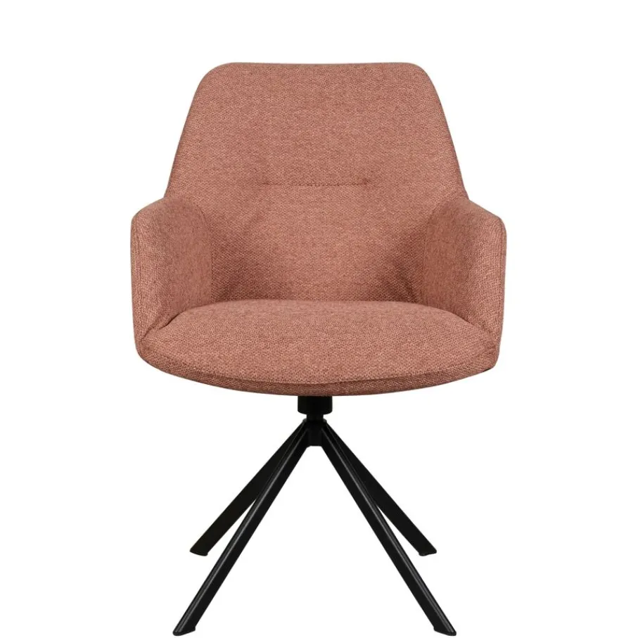 Eetkamerstoelen< Draaibare Eetkamerstoel Selnass Roze