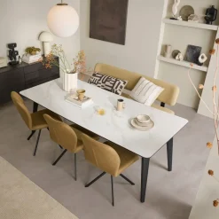 Eetkamerstoelen< Draaibare Eetkamerstoel Selnass Bruin