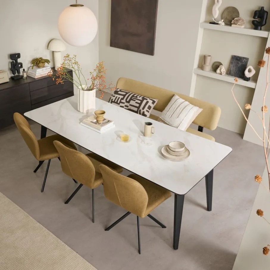 Eetkamerstoelen< Draaibare Eetkamerstoel Selnass Bruin