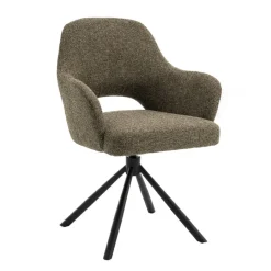 Eetkamerstoelen< Draaibare Eetkamerstoel Spirit Olijfgroen
