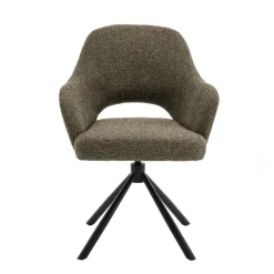 Eetkamerstoelen< Draaibare Eetkamerstoel Spirit Olijfgroen