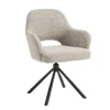 Eetkamerstoelen< Draaibare Eetkamerstoel Spirit Beige