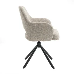 Eetkamerstoelen< Draaibare Eetkamerstoel Spirit Beige