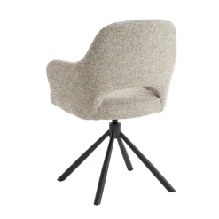 Eetkamerstoelen< Draaibare Eetkamerstoel Spirit Beige