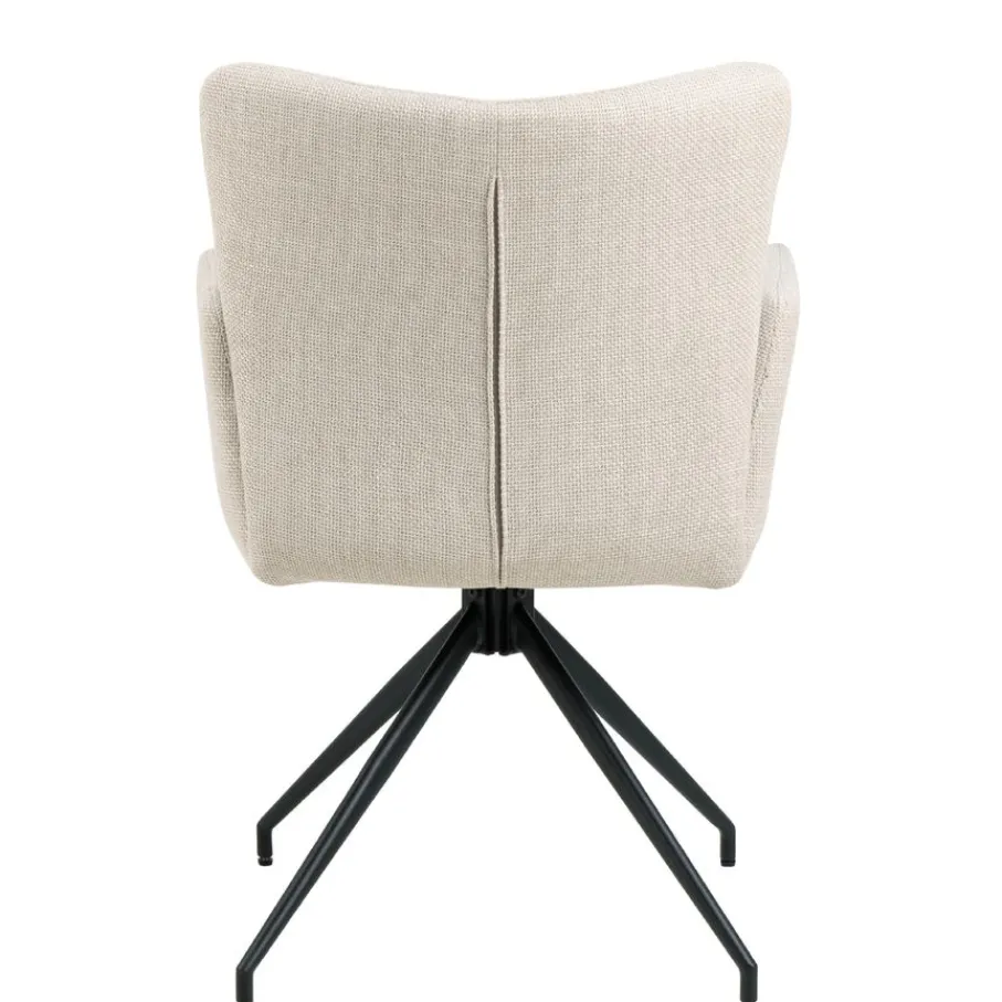 Eetkamerstoelen< Draaibare Eetkamerstoel Sverre Beige