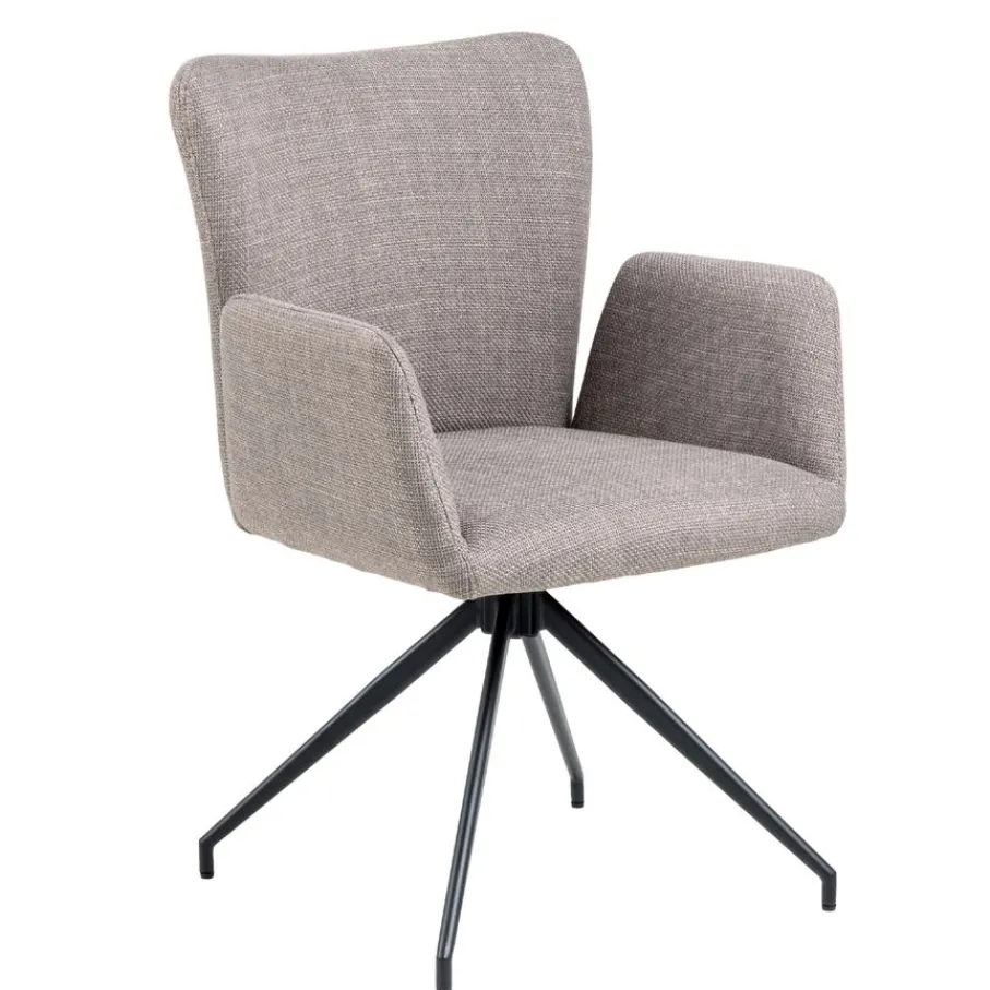 Eetkamerstoelen< Draaibare Eetkamerstoel Sverre Taupe