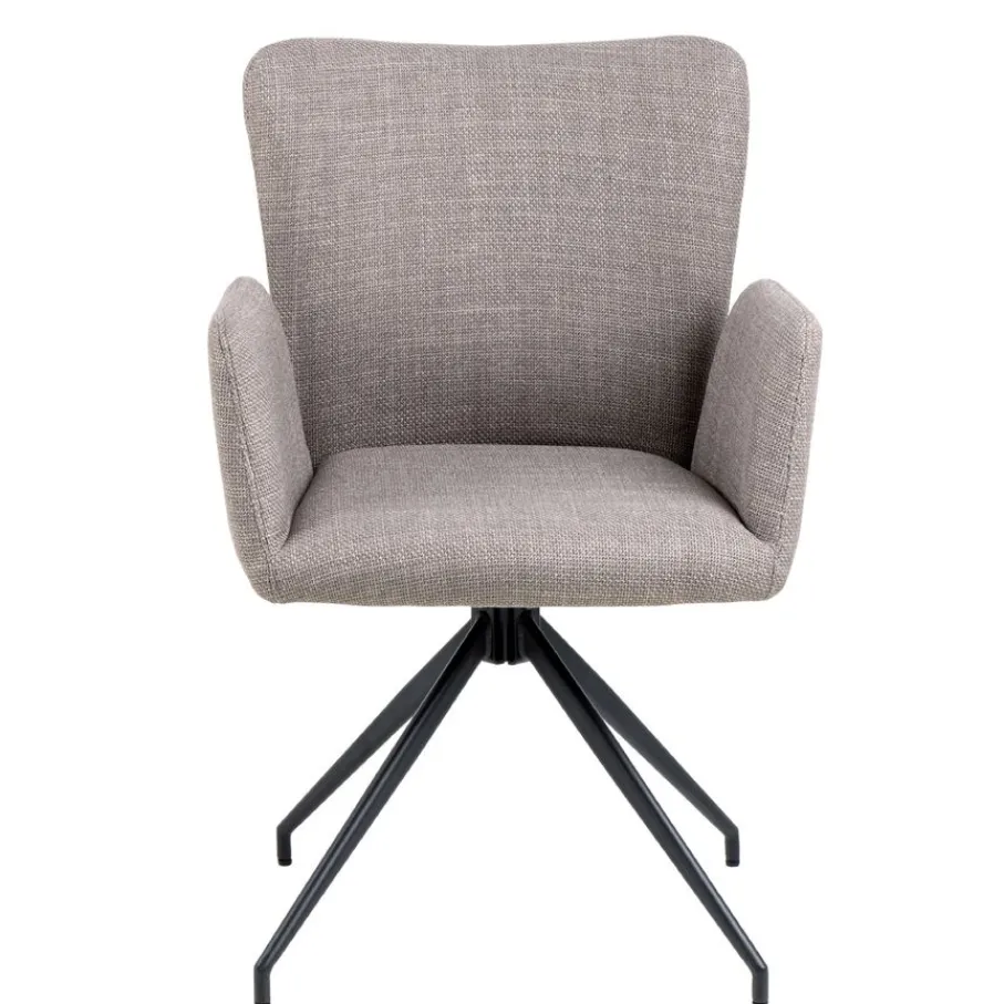 Eetkamerstoelen< Draaibare Eetkamerstoel Sverre Taupe