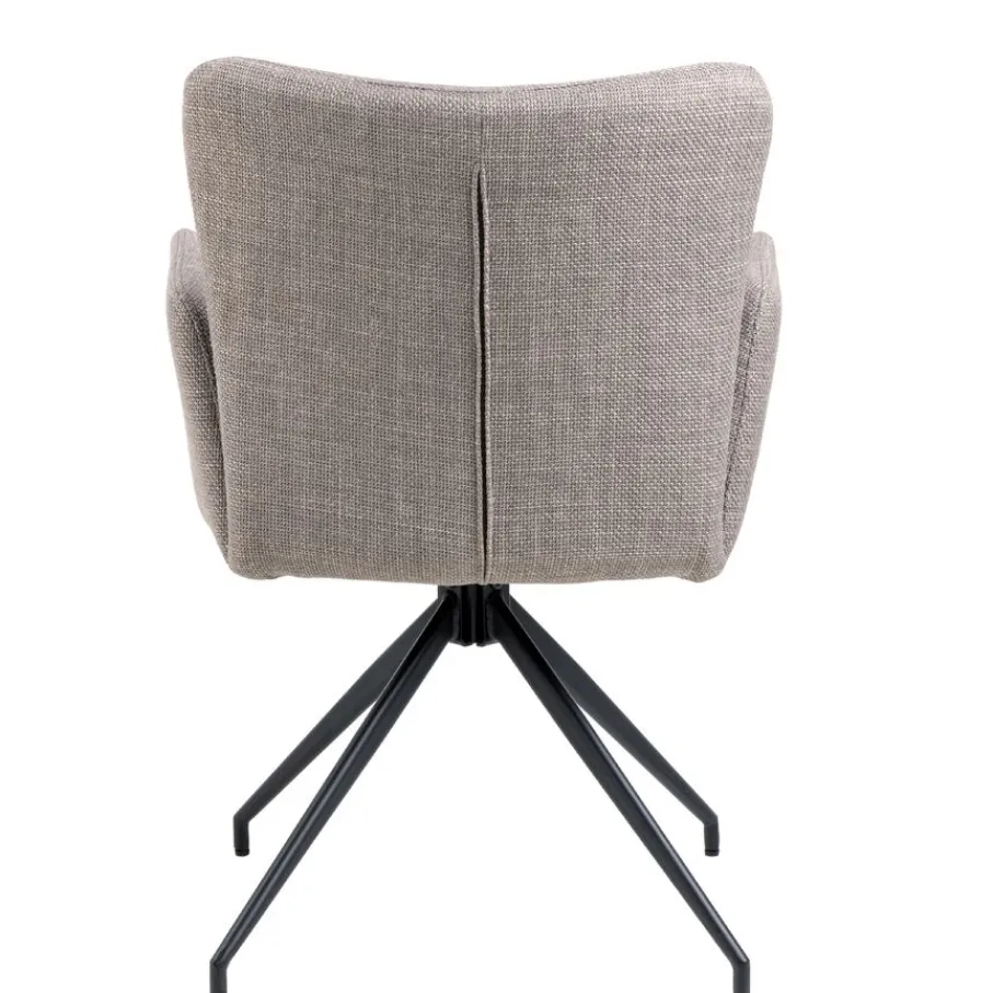 Eetkamerstoelen< Draaibare Eetkamerstoel Sverre Taupe