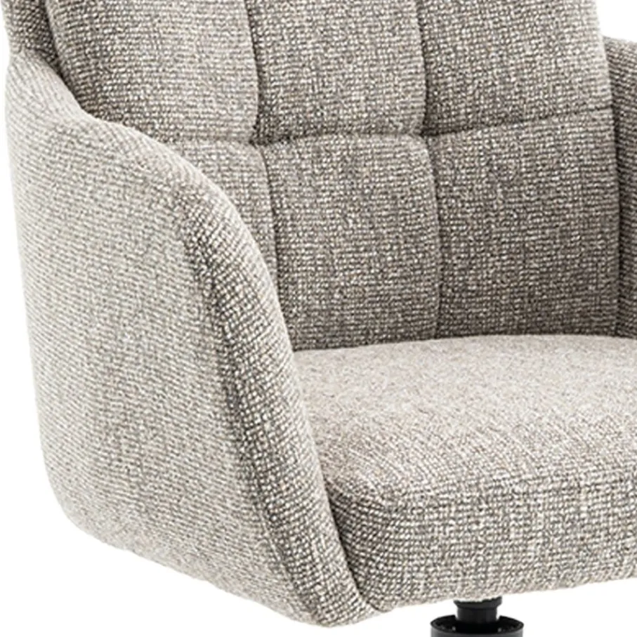 Eetkamerstoelen< Draaibare Eetkamerstoel Swag Greige