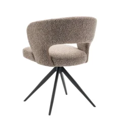 Eetkamerstoelen< Draaibare Eetkamerstoel Terra Taupe