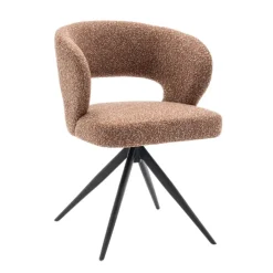 Eetkamerstoelen< Draaibare Eetkamerstoel Terra Roestbruin