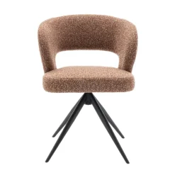 Eetkamerstoelen< Draaibare Eetkamerstoel Terra Roestbruin