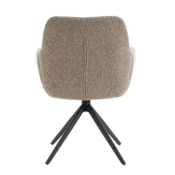 Eetkamerstoelen< Draaibare Eetkamerstoel Tibor Beige