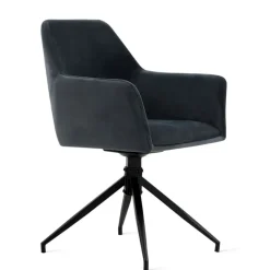 Eetkamerstoelen< Draaibare Eetkamerstoel Tiernan Antraciet