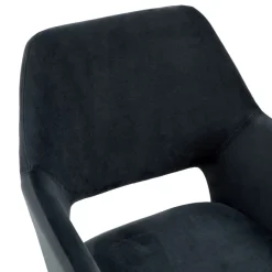 Eetkamerstoelen< Draaibare Eetkamerstoel Tiernan Antraciet