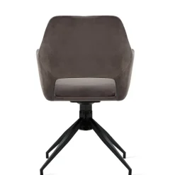 Eetkamerstoelen< Draaibare Eetkamerstoel Tiernan Grijs