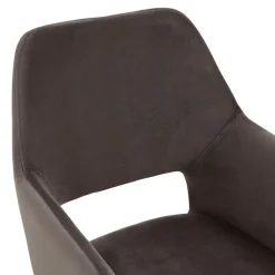 Eetkamerstoelen< Draaibare Eetkamerstoel Tiernan Grijs