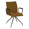 Eetkamerstoelen< Draaibare Eetkamerstoel Trondheim Cognac