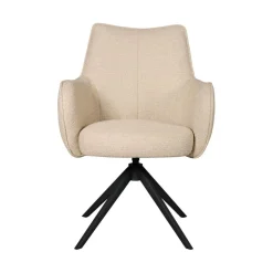 Eetkamerstoelen< Draaibare Eetkamerstoel Tumba Beige